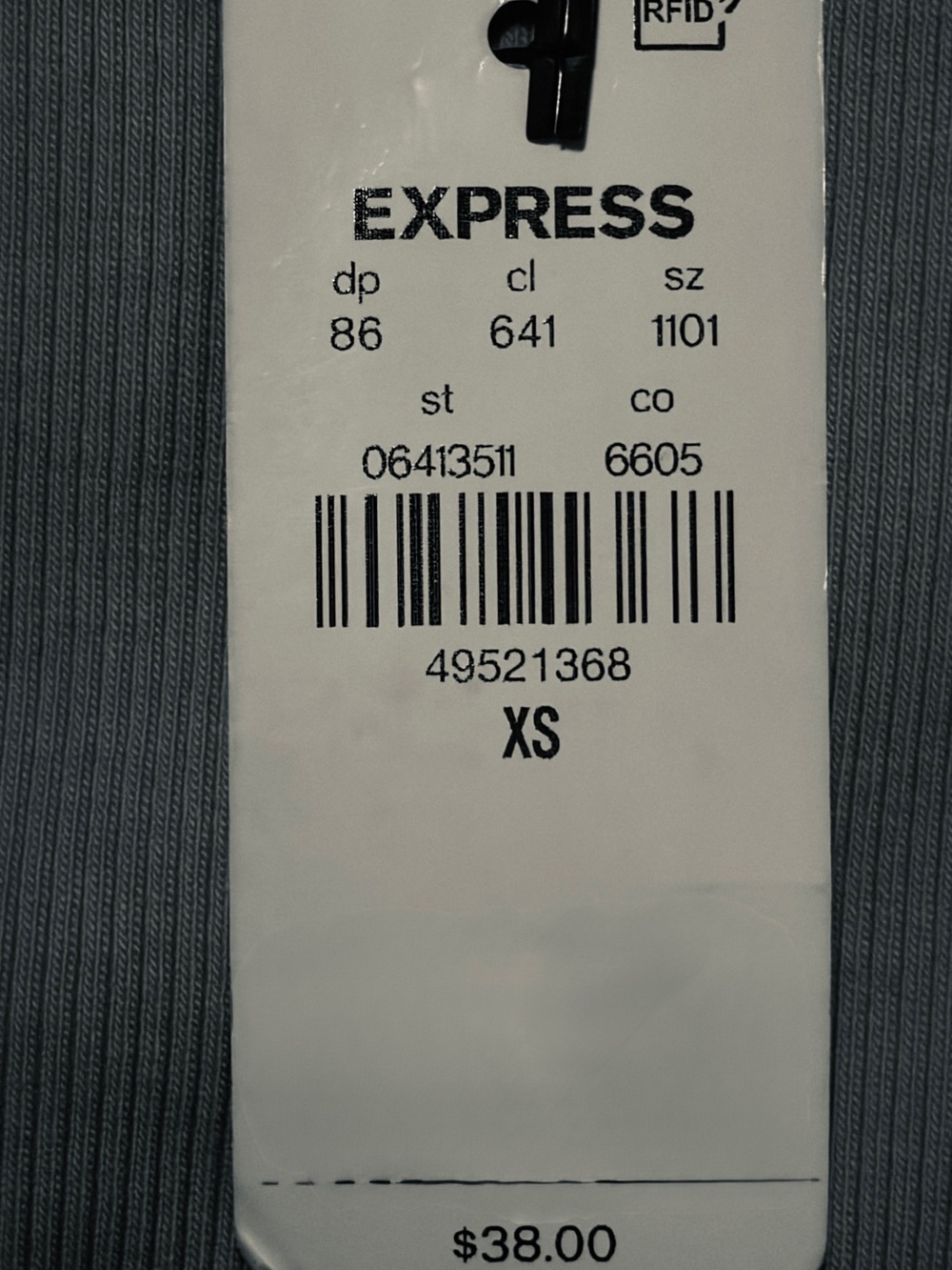 Express Hot Pink Ribbed Button-Front Tank - Picture 5 of 6